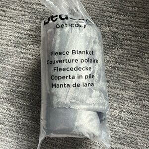 Gray Fleece Blanket
